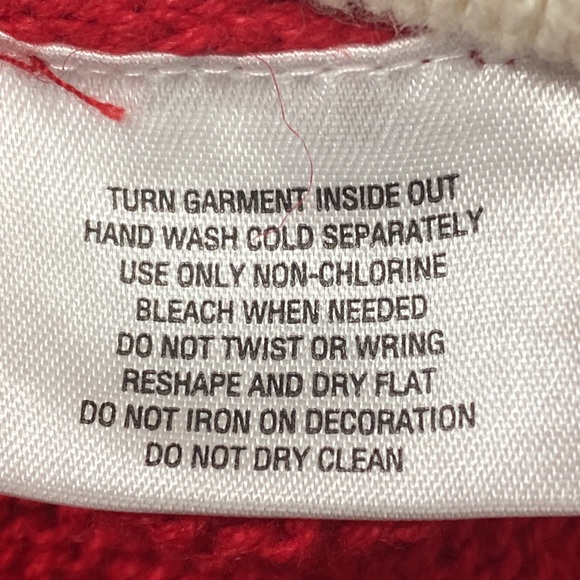 Christmas Red Ugly Christmas Cardigan Sweater Buttoned size XL - Picture 14 of 15